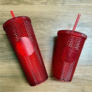 Starbucks Red Studded Oversea Cups